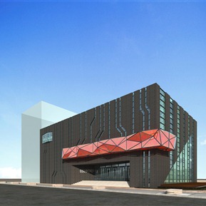 现代 商业楼 商业办公楼场馆