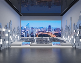 现代 展厅 沙盘