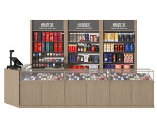 现代 烟酒柜