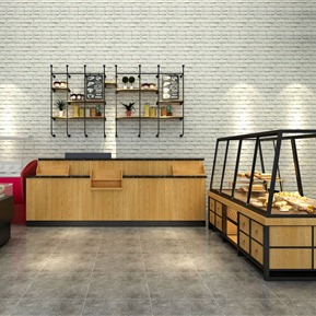 工业LOFT 展柜 烘焙坊中岛柜收银台