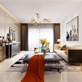 轻奢 客厅 港式