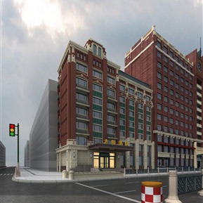 欧式 酒店建筑 住宅