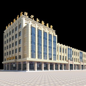 欧式 医院建筑 办公楼