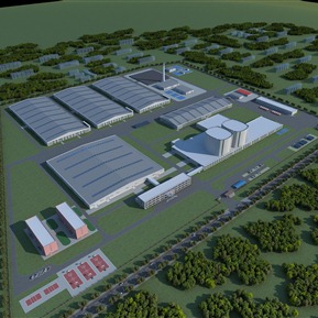 现代 鸟瞰图 厂区鸟瞰