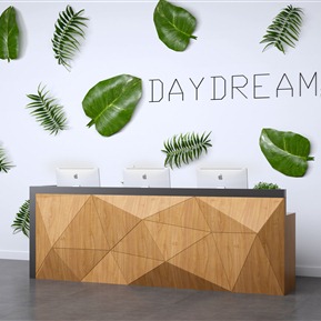 现代 接待台 前台接待台