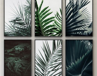 现代 植物画 挂画