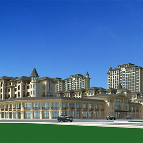 欧式 商业楼 商业办公楼