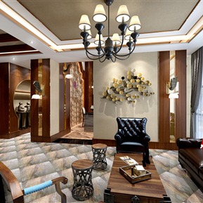 美式 客厅