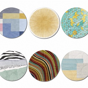 现代 圆形地毯 清新圆形地毯