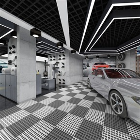 现代 洗车店 洗车修车店