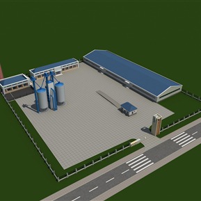 现代 厂房 厂区