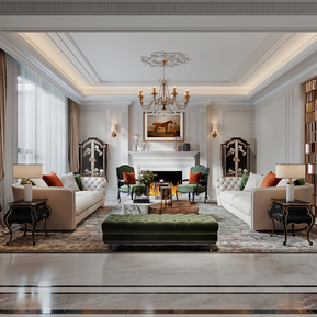 欧式 客厅
