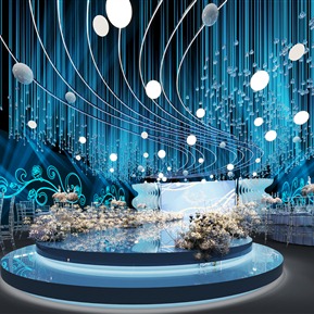 现代 婚礼现场 婚礼舞台