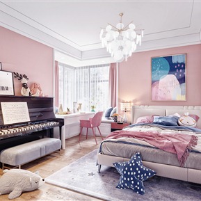 北欧 儿童房 卧室儿童房