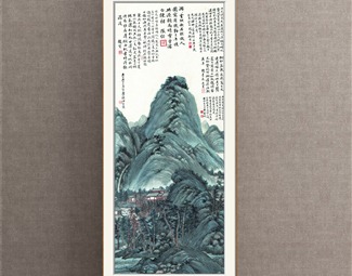 新中式中式山水画