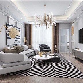 轻奢 客厅