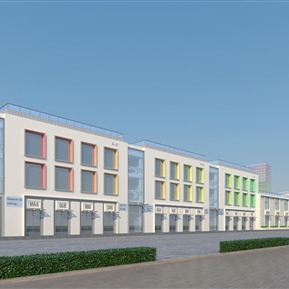 现代 建筑 商服