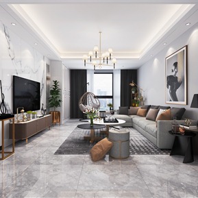轻奢 客厅