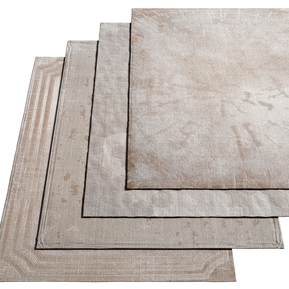 现代 方形地毯 布艺绒毛地毯