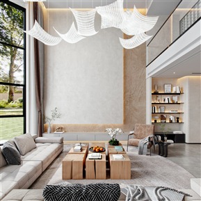 现代 复式客厅 客厅