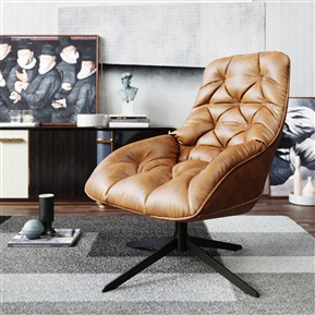 现代 休闲椅 意式创意休闲沙发