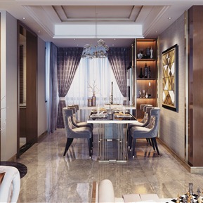 轻奢 餐厅 新古典客餐厅