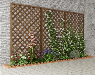 现代创意植物墙