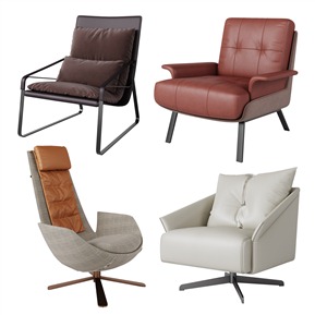 现代 单人沙发 休闲椅