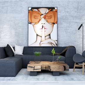 现代 沙发茶几组合  装饰画 沙发 单椅 茶几