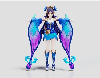 现代动漫女青年
