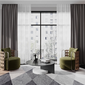 现代 休闲沙发组合 单人沙发椅