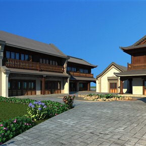 中式 古建 小镇