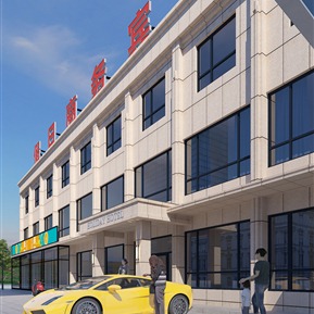 现代 酒店建筑 宾馆