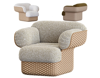 现代 单人沙发 休闲椅 篮子休闲椅 编制休闲椅 户外休闲椅