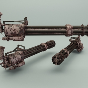 现代 机枪 加特林