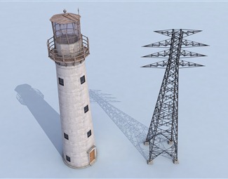 现代输电线路铁塔