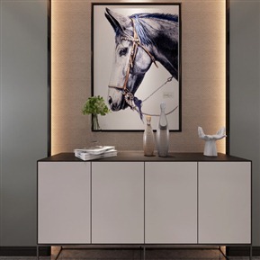 现代 客餐厅 全景