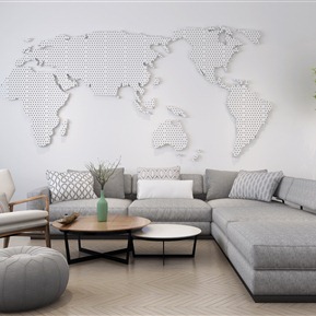 北欧 沙发茶几组合  沙发 墙饰