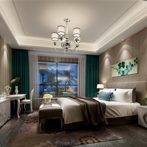 现代 卧室 客厅