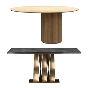 轻奢 茶几 金属实木茶几组合