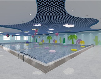现代儿童游泳馆