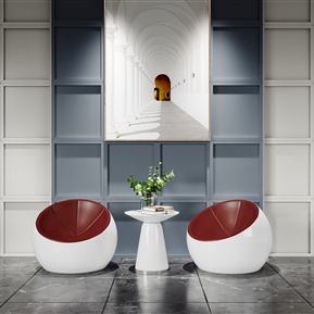 现代 休闲沙发组合 球形懒人沙发