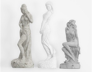 现代女性人物雕塑