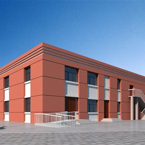 现代 建筑 换热站