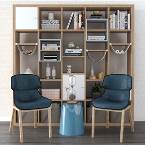 北欧 休闲椅 装饰柜 休闲椅组合