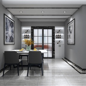 现代 餐厅 简约