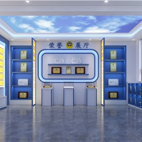 现代 展厅 荣誉展厅