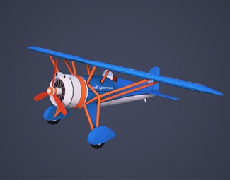 现代玩具飞机模型