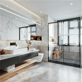 现代 卫生间 卫生间淋浴房