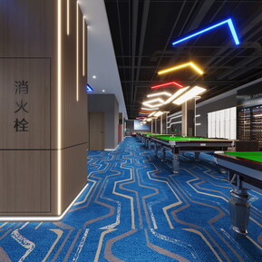 现代 台球厅